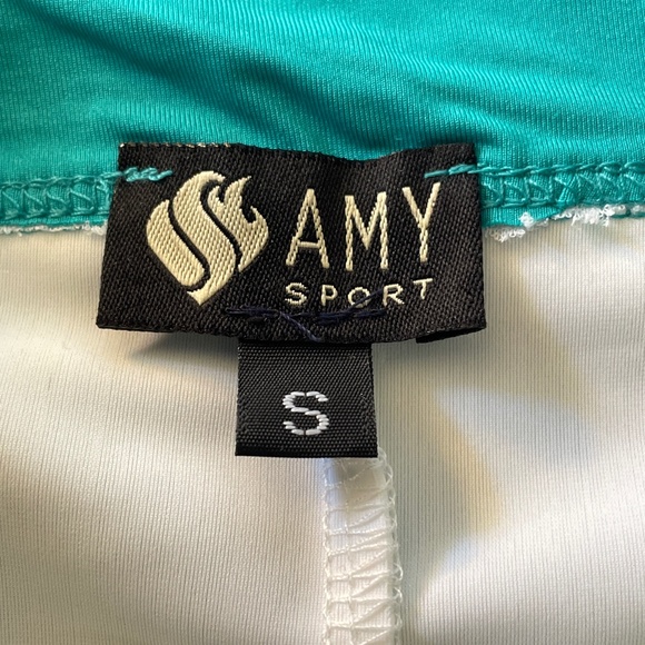 Amy Sport Ocean Green JAZZ Athletic Skort Golf Skirt - NWT - Picture 4 of 8